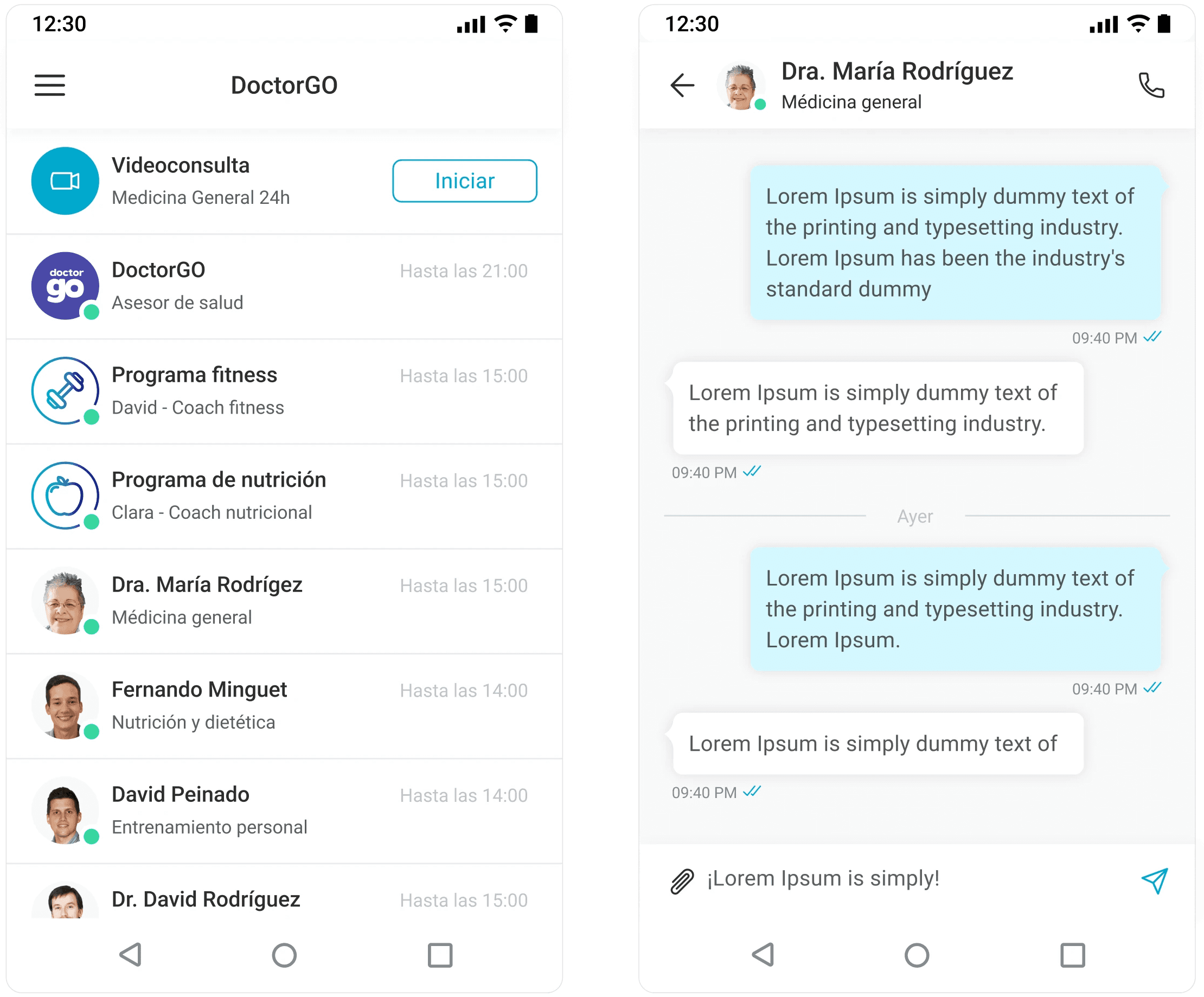 DoctorGo UI