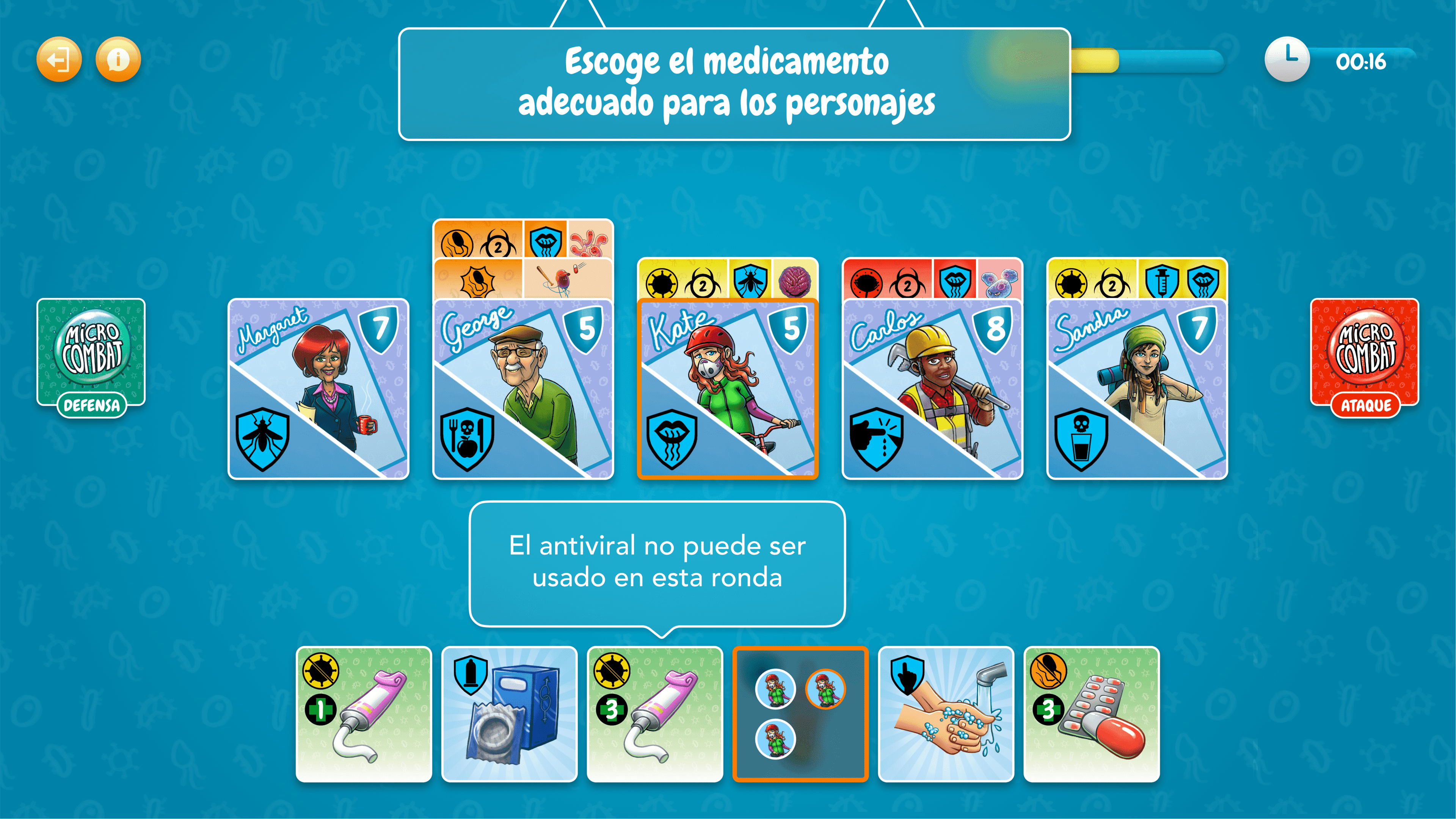 Microcombat game screen